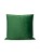 Square Lawn Green Velvet Cushion by ChalkUK