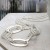 Silver Plated Matt Finish, Chunky Links Necklace by Peace of Mind