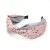Blush Pink & Grey Spotted Headband by Peace of Mind