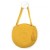 Round Cotton Rope Bag in Mustard Yellow by Peace of Mind