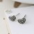 Sterling Silver Marcasite Heart Earrings by Peace Of Mind