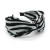 Zebra Print Headband in Seafoam/Black by Peace of Mind