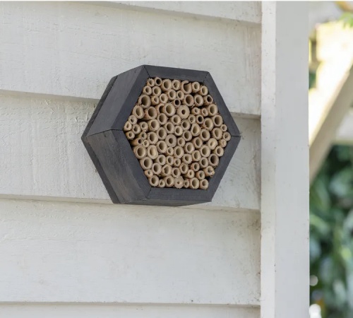 Shetland Hexagonal Wild Bee House by Garden Trading