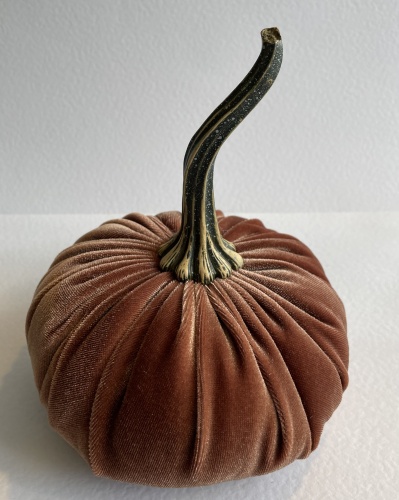 Hand Made Large Velvet Pumpkin Harvest for Hilly Horton Home