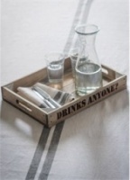 ''Drinks Anyone'' tray by Garden Trading