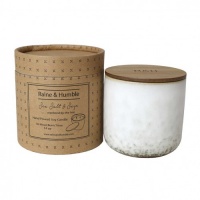 Sea Salt & Sage Soy Candle in Studio Pot by Raine & Humble
