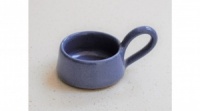 Blue, Stoneware Tea Light Holder