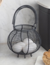 Egg Basket Carbon by Garden Trading