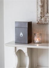 Fire Lighter box in Charcoal by Garden Trading