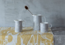 Small, grey Parsely Seed jug  by Sam Wilson Studio