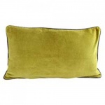 Velvet Breakfast Cushion Moss Green by Raine & Humble